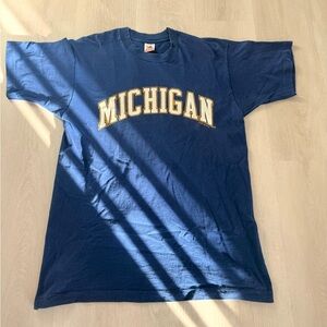 80s Vintage Michigan Fruit of the Loom Shirt Size Large